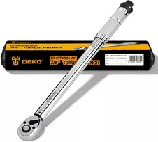 DEKOPRO dinamometrinis raktas 3/8", 6,8–67,8 Nm, nerūdijančio plieno, 72 dantų, ±3% tikslumas, 37 cm, DKHWTW0002