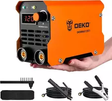 DEKO suvirinimo aparatas MMA 120 A, inverterinis, 220 V, nešiojamas, DKEMMAX120C1