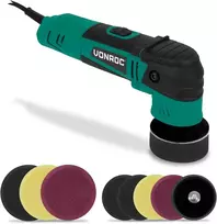 VONROC automatinė poliravimo mašina Dual Action 400 W, 50 mm ir 75 mm, 2000–6800 RPM