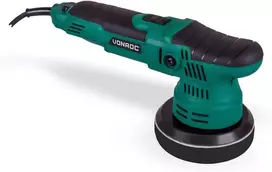 VONROC automobilinė poliravimo mašina 650 W, 125 mm diskas, reguliuojamas greitis, Dual Action, PM504AC