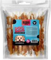 HiBrand Sp. z o.o. Bubu Pets šunų skanėstas žalios odos lazdelės su vištiena 500g