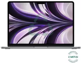 Apple Atnaujintas MacBook Air 2022 Retina 13" - M2 / 8GB / 512GB SSD / Space Gray (būklė kaip naujas)