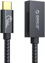 Orico CAF31 USB-C - USB-A 3.1 Gen 2 10Gbps 30cm OTG adapter - juodas