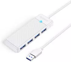 Orico PAPW4A-U3 USB Hub 4-port 4x USB-A 3.0 1.8 m - baltas