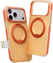 Dėklas Torras Ostand O3 Hue, auksinis citrusas – iPhone 17 Pro Max