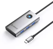„Orico“ USB-C 6w1 | 3x USB-A 3.0 | 1x USB-C PD 100W | 1x HDMI 4K 30Hz | 1x RJ45 2.5G Ethernet – euroblister