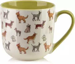 Affek Design NOAH Puodelis 410ml 9,5x13x9,5cm pieski