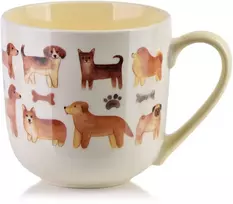Affek Design NOAH Puodelis 410ml 9,5x13x9,5cm pieski