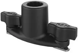 Ram Mounts TRACK BASE WITH SPLINE HOLE Dual T-Bolt Track Base for