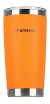 Termosas - Humanas Fluo 600 ml Nerūdijančio Plieno Neperšlampamas Oranžinis