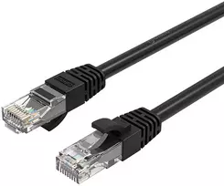 Orico PUG-C6 CAT6 1000Mbps RJ45 Ethernet tinklo kabelis LAN apvalus 8m - Juodas