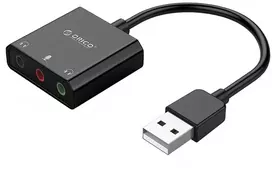 Orico SKT3 USB-A išorinė garso plokštė - Juodas