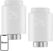 SONOFF ZigBee TRVZB termostatinė galvutė, 2 vnt.
