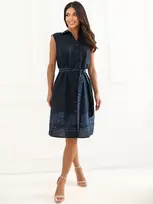Suknelė Italy Moda Sukienka-IR-SK-J172906.99-tamsiai mėlyna