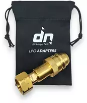 LPG dujų pildymo adapteris M22 (21,8 mm) Euronozzle Ispanijai ir Portugalijai su DN Autogas Parts transportavimo krepšeliu