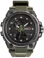 Rankinis laikrodis Badger Outdoor Grid Watch Army Žalias/Juodas