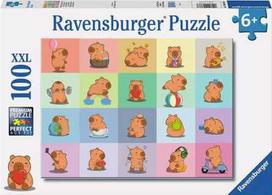 RAVENSBURGER Dėlionė dėlionė Capybara, 100 det., 12004386 7