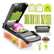 In 16 1 Multifunctional Vegetable Chopper Onion Chopper Handle Food Grate Food Chopper Kitchen Tools Vegetable Slicer Dicer Cut