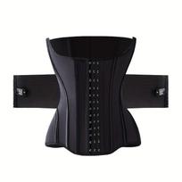 Women's Double Waist Trainer Belt  Adjustable Hook-and Eye ClosureBody   Adjustablefashion S juoda