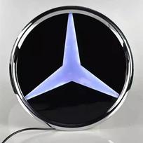 Automobilio lipdukas Mercedes Benz Automobilio priekinių grotelių logotipas Šviesa 3D LED ženklelis Mercedes Benz W447 V-klasei VITO Emblema Šviečianti Dekora