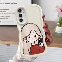 Case for Samsung Galaxy A21s A13 A12 A11 A16 A52 A14 A15 Soft Phone Cover A53 A23 A33 A04 A06 A03 A22 A05 Simple And Cool Couple Galaxy A05s