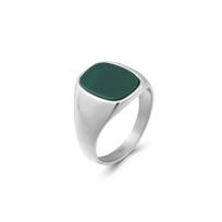 R3327 Men's/Women High Quality 316LStainless steel Onyx Wedding Rings Classic Fashion Trend Jewelry Product 7