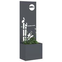 Garden Privacy Screen Canvas Anthracite 50 x 150 cm