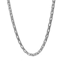 Punk Hip-hop Titanium Steel Necklace Box Chain Cool Couple Clavicle Chain