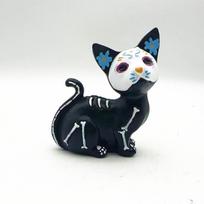 Day of the Dead Dog and Cat Figurine Sugar Skull Animal Statue Resin Halloween Home Desk Decor Crafts