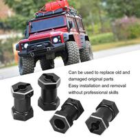 4Pcs/Set 12mm Hex Drive Adapter Set Crawler Wheel Adapter  Repairing and Upgrading violetinė