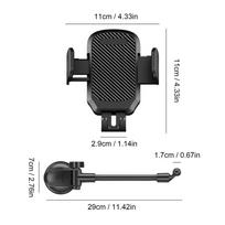 Suction Cup Car Phone Holder Cell Phone Mount With Gooseneck Car Accessories For Off-Road Vehicle Trucks Minivan Racing Car