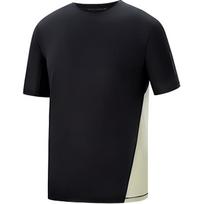 Salomon Chromatic Tee Ss Running Series Comfortable Quick-Dry Breathable Short Sleeve T-Shirt Men Tops Deep-Black Light-Brown C242300 XS