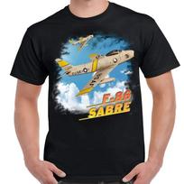US Air Force F-86 Sabre Fighter Aircraft T-Shirt Short Sleeve Casual 100% Cotton O-Neck Summer Mens T-shirt Size S-3XL S juoda