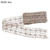 2M/Lot Natural Jute Burlap Ribbon Diy Gift Warrping Hemp Vintage Ribbon Festival Festival Decoration Party Crafts as picture