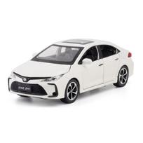 Lietas 1/32 TOYOTA Corolla Lydinio Automobilio Modelis Su Garsu ir Šviesa Traukiamas Atidaromos Durys Metalinis Automobilio Modelis Kolekcija Dovanos Draugams balta