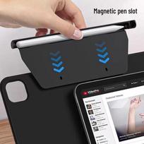 Magnetic Apple Pencil Holder for iPad Magic Keyboard balta