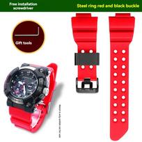 GWF-A1000 silicone watchband For Casio G-SHOCK frogman 5623 GWF-A1000-1A/1A2/1A4 Waterproof resin silicone strap Men's wristband For GWF-A1000
