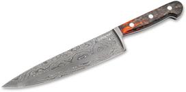 Boker Virtuvės šefpavaduotojo peilis Boker Solingen Fuego Damast 520 | 130498DAM | 4045011321207