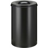 Šiukšlių dėžė Aptel ugniai atspari, V-Part, black, milteliniu būdu dažytas plienas, 110 l, ugniai atspari | 176558 | 8713631002221