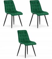 Leobert Kėdė SPLIT - aksomas green / juodos kojos x 3 | 5903332097579 | 5903332097579
