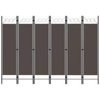 6 Piece Room Divider Anthracite Grey 240 x 180 cm
