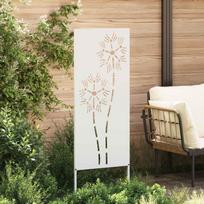 Garden Privacy Screen Canvas White 50 x 140 cm
