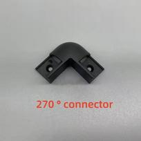 Black U V Shape LED Aluminum Profile Channel For 8-12mm Light Strip 0.5m Per Piece 3-30 Pieces Pack 11PCS