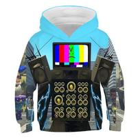 3D Game Skibidi Toilet Printing Hoodies For Men Children Fashion Streetwear Hooded Sweatshirts Harajuku Tops Clothing 110