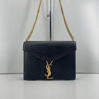 [Pre-Owned] Ysl Cassandra Gold Logo Chain Versatile Recommended Smooth Leather Crossbody Shoulder Bag - Very Good #SC3MVP ONE SIZE