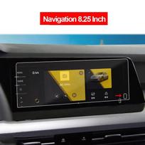 Grūdinto stiklo automobilio navigacijos ekrano plėvelė prietaisų skydelio apsauginiai lipdukai, skirti Volkawagen VW Golf 8 MK8 2022 priedams Navigation 8.25 inch