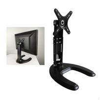 Monitor Support 360° Rotation Desk Stand Space-saving Solid Retractable Tabletop PC Display Base