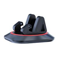 Rotatable Silicone Car Mount, Dashboard Phone Holder, 360° Rotation, Washable Strong Base, Auto, Rectangle Shape juoda