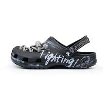 Crocs Classic klumpės smagios pintos EVA klasikinės universalios skylėtos avalynės unisex juodos ir pilkos 38-39 juoda