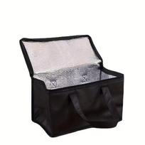 Portable Insulated Picnic Bag - Foldable Outdoor Lunch Box for Drinks & Snacks 21x14x17 cm juoda
